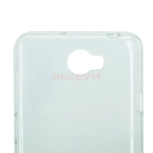 Чехол накладка для Huawei Y5 II Activ ASC-101 Puffy 0.9 мм (прозрачный)