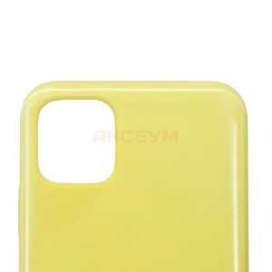 Чехол накладка для iPhone 11 Pro Max ORG Soft Touch (желтый)