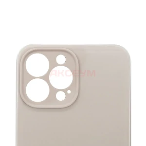 Чехол накладка для iPhone 13 Pro Max ORG Soft Touch с закрытой камерой (песочно-розовый)