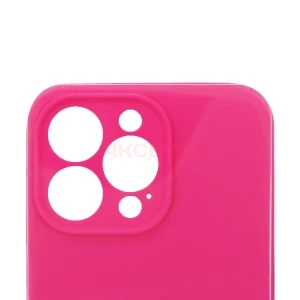 Чехол накладка для iPhone 13 Pro ORG Soft Touch с закрытой камерой (розовый)
