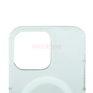 Чехол накладка для iPhone 14 Pro Max MagSafe SM006 (прозрачный)