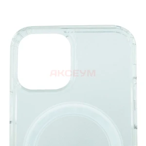 Чехол накладка для iPhone 12 Pro MagSafe SM006 (прозрачный)