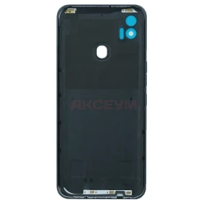 Задняя крышка для Tecno Spark 7 (черная)