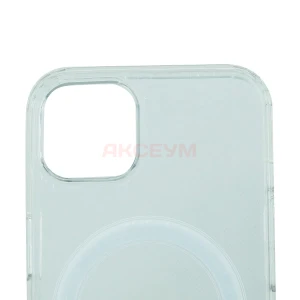Чехол накладка для iPhone 13 Pro Max MagSafe SM006 (прозрачный)