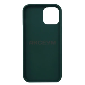 Чехол накладка для iPhone 12 Pro Max SC311 (темно-зеленый)