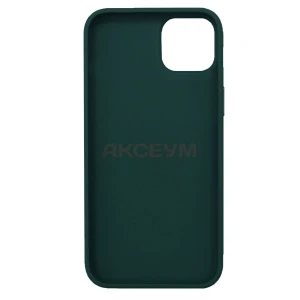 Чехол накладка для iPhone 14 Plus SC311 (темно-зеленый)