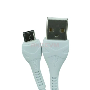 Сетевая зарядка Hoco C12Q (18W QС3.0 кабель MicroUSB) белая