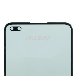 Стекло дисплея для Realme X50 Pro (RMX2075/RMX2071/RMX2076) черное - Оригинал