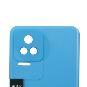 Чехол накладка для Xiaomi Poco F4 Activ Full Original Design (светло-голубой)