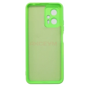 Чехол накладка для Xiaomi Poco X4 GT/Redmi Note 11T Pro Activ Full Original Design (зеленый)