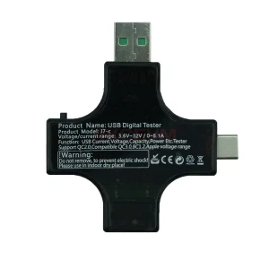 Тестер многофункциональный 12 в 1 (USB/Type-C/Micro)