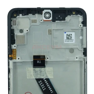 Дисплей с рамкой для Xiaomi Poco M4 Pro 5G/Redmi Note 11 5G с тачскрином (черный) - Оригинал