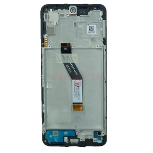 Дисплей с рамкой для Xiaomi Poco M4 Pro 5G/Redmi Note 11 5G с тачскрином (черный) - Оригинал