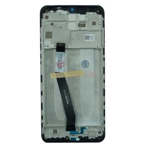 Дисплей с рамкой для Xiaomi Redmi 9 с тачскрином (черный) - Оригинал