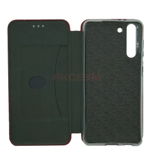 Чехол книжка для Samsung Galaxy S21/G991 BC002 (красный)