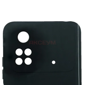 Чехол накладка для Xiaomi Poco M4 Pro 4G Activ Full Original Design (черный)