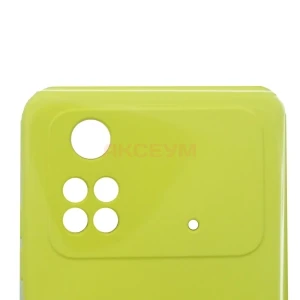 Чехол накладка для Xiaomi Poco M4 Pro 4G Activ Full Original Design (желтый)