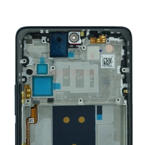 Дисплей с рамкой для Xiaomi 11T Pro с тачскрином (черный) - Оригинал