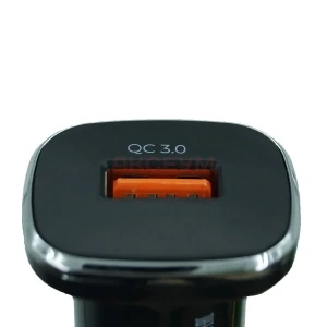 Автомобильное зарядное устройство BC CC12 (18W QC3.0) черное