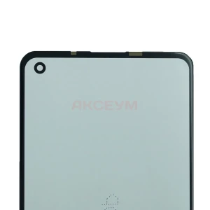 Стекло дисплея для Samsung Galaxy A21 (A215) с OCA пленкой (черное) - G+OCApro