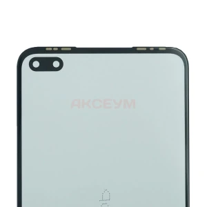 Стекло дисплея для Tecno Camon 16 Pro CE8 с OCA пленкой (черное) - G+OCApro