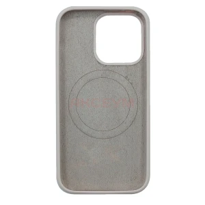 Чехол накладка для iPhone 14 Plus MagSafe SM003 с анимацией (светло-розовый)