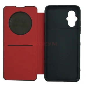 Чехол книжка для Xiaomi Poco M5 BC003 (красный)
