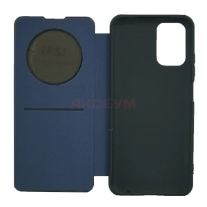 Чехол книжка для Xiaomi Poco M5s BC003 (синий)