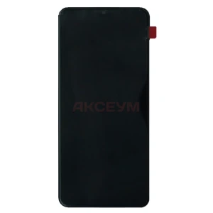 Дисплей с рамкой для Samsung Galaxy A12 (A125F) с тачскрином (черный)