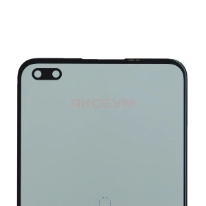 Стекло дисплея для OnePlus Nord/ Nord 8/ 8Z/ ReaLme X3/ X3 Pro/ X50 Pro с OCA пленкой (черное) - Оригинал