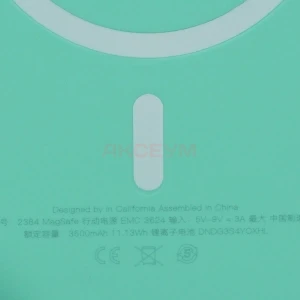 Внешний аккумулятор для iPhone MagSafe Power Bank 3500 mAh (мятный)