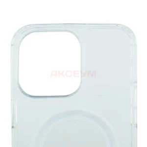 Чехол накладка для iPhone 14 Pro MagSafe SM007 с анимацией (прозрачный)