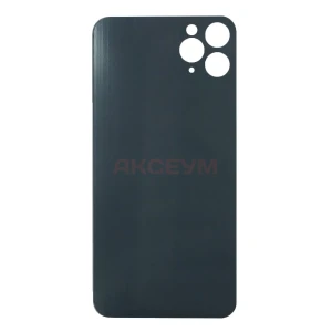 Задняя крышка для iPhone 11 Pro Max (большое отверстие) серая