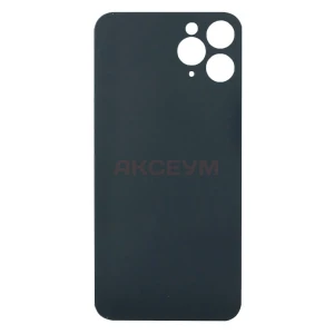 Задняя крышка для iPhone 11 Pro (большое отверстие) серая