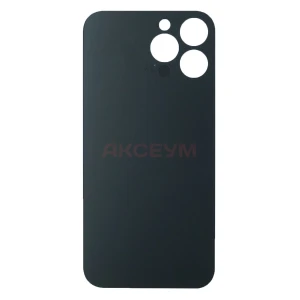 Задняя крышка для iPhone 13 Pro Max (большое отверстие) голубая