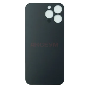 Задняя крышка для iPhone 13 Pro Max (большое отверстие) зеленая