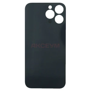 Задняя крышка для iPhone 13 Pro Max (большое отверстие) серая