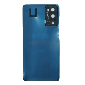 Задняя крышка для Samsung Galaxy S20 FE (G780F) синяя - Премиум