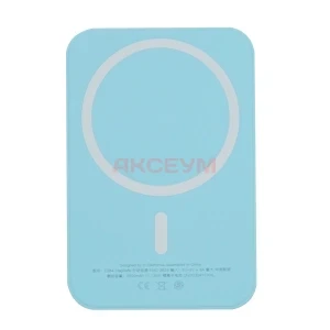 Внешний аккумулятор для iPhone MagSafe Power Bank 3500 mAh (голубой)