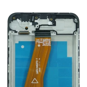 Дисплей с рамкой для Samsung Galaxy A03s (A037F) с тачскрином (черный) - Оригинал REF (GH81-21232A)
