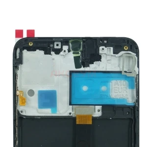 Дисплей с рамкой для Samsung Galaxy A10 (A105F) с тачскрином (черный) - Оригинал REF
