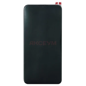 Дисплей с рамкой для Samsung Galaxy A10 (A105F) с тачскрином (черный) - Оригинал REF