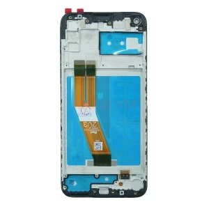 Дисплей с рамкой для Samsung Galaxy A11 (A115F) с тачскрином (черный) - Оригинал REF