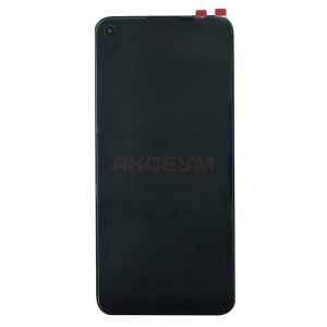 Дисплей с рамкой для Samsung Galaxy A11 (A115F) с тачскрином (черный) - Оригинал REF