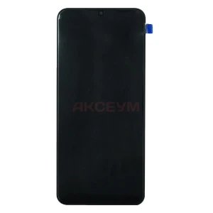 Дисплей с рамкой для Samsung Galaxy A22s 5G (A226B) с тачскрином (черный) - Оригинал REF