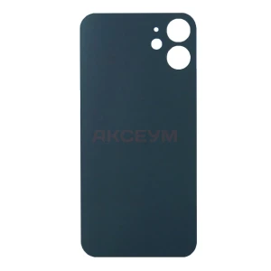 Задняя крышка для iPhone 12 mini (большое отверстие) синяя