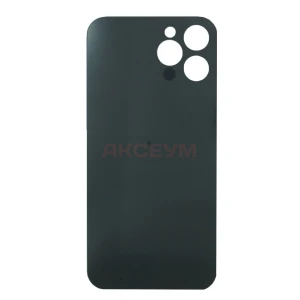 Задняя крышка для iPhone 12 Pro Max (большое отверстие) серая