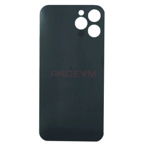 Задняя крышка для iPhone 12 Pro Max (большое отверстие) синяя