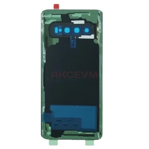 Задняя крышка для Samsung Galaxy S10 (G973F) черная - Премиум