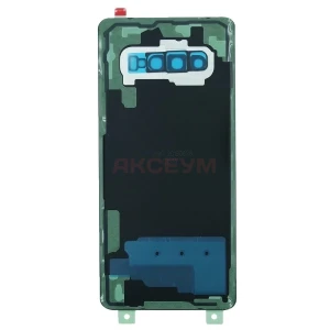Задняя крышка для Samsung Galaxy S10+ (G975F) белая - Премиум